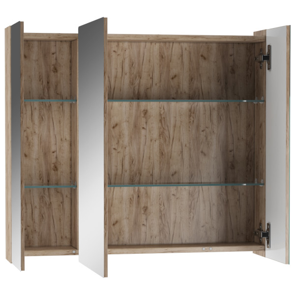 Шкаф зеркальный Bruno 80 универсальный Домино (DBr2905HZ)