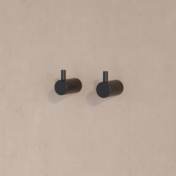 Крючок одинарный комплект сплав металлов Petite черный матовый Iddis (PET2SB3i41)