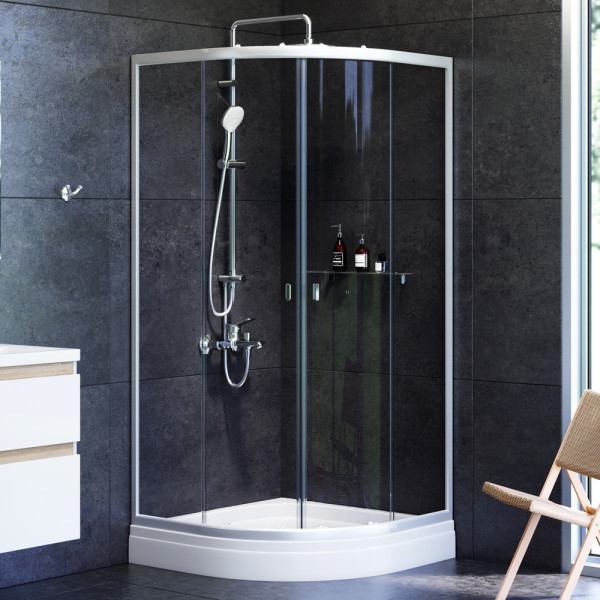 Душевой уголок AM.PM X-Joy 90x90 стекло прозрачное, профиль хром (W88G-205-090MT64)