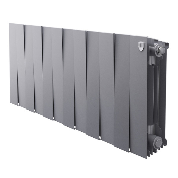 Радиатор биметаллический Royal Thermo PianoForte 300 Серебристый (12 секций) (RTPS3030012) Радиатор биметаллический Royal Thermo PianoForte 300 Серебристый (12 секций) (RTPS3030012)
