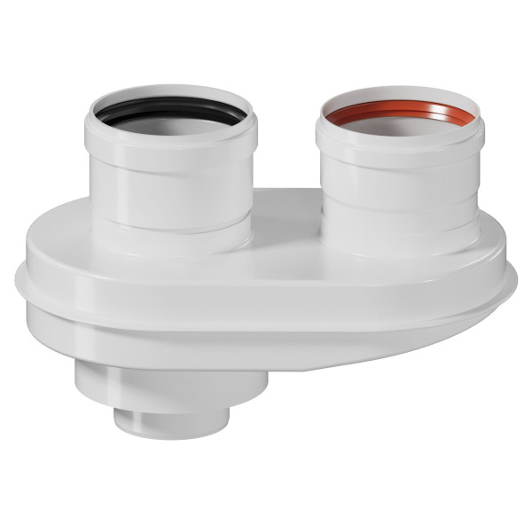 Адаптер моноблочный Okseler конденсационный для перехода с D60/100 на D80/80 (oks00023)