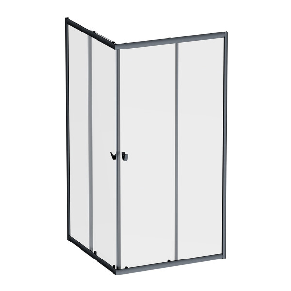 Душевой уголок AM.PM Sunny 118,3x88,3x190 стекло прозрачное, профиль черный матовый (W87G-403-12090-BT)