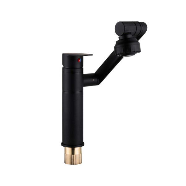 Смеситель для кухни Fashun чёрный (A4017-7)