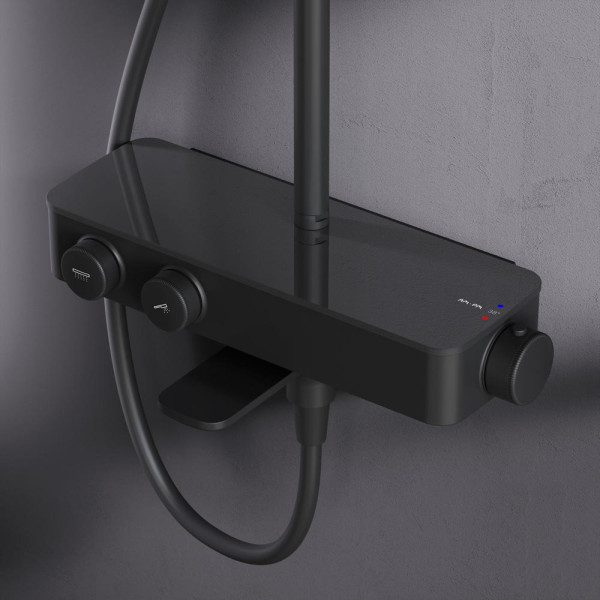 Душевая система AM.PM Inspire V2.0 набор: см-ль д/ванны/душа с термостатом, верхний душ d 250 (F0750A522) Душевая система AM.PM Inspire V2.0 набор: см-ль д/ванны/душа с термостатом, верхний душ d 250 (F0750A522)