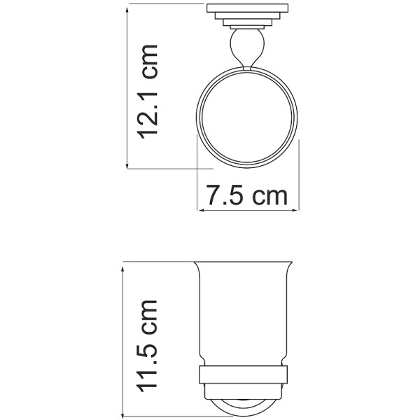 Подстаканник WasserKRAFT Ammer (K-7028)