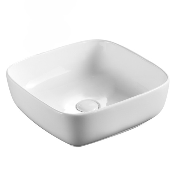 Раковина накладная Azario Monako 40x14x40 белая (AZ41016)