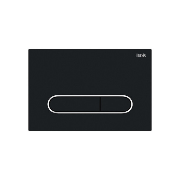 Клавиша смывная Iddis 071 Unifix матовый черный (UNI71MBi77)