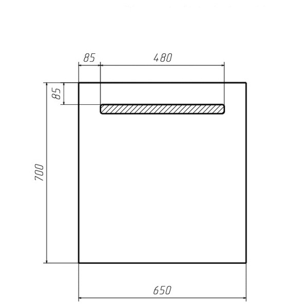 Зеркало Домино Good Light 65 с подсветкой (GL7005Z) Зеркало Домино Good Light 65 с подсветкой (GL7005Z)