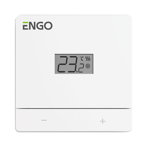 Терморегулятор Engo Easy с дисплеем, 230В (белый) (EASY230W) Терморегулятор Engo Easy с дисплеем, 230В (белый) (EASY230W)