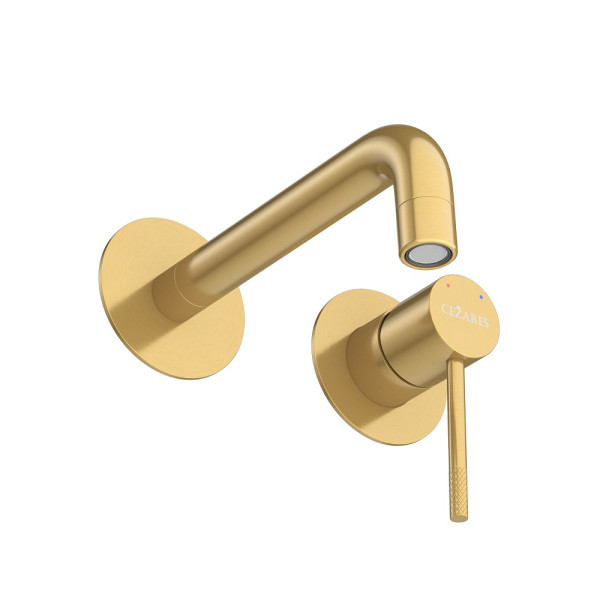 Смеситель для раковины встраиваемый Cezares Relax брашированное золото (RELAX-BLI2-1-BORO-W0) Смеситель для раковины встраиваемый Cezares Relax брашированное золото (RELAX-BLI2-1-BORO-W0)