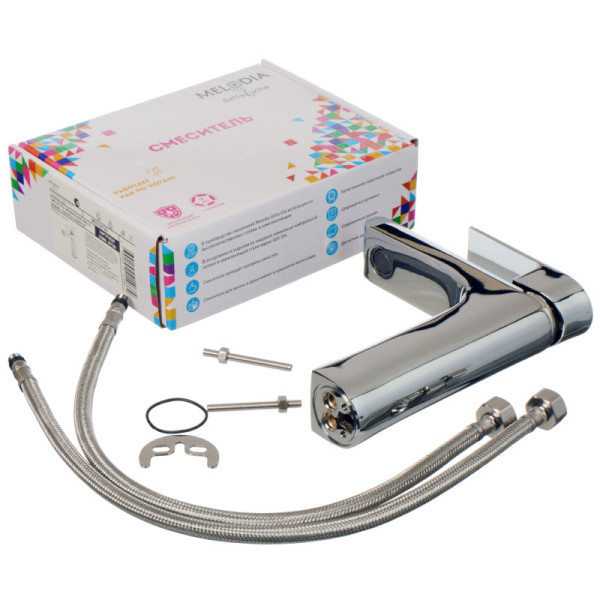 Смеситель для раковины Melodia della vita Waltz хром (MDV30120)