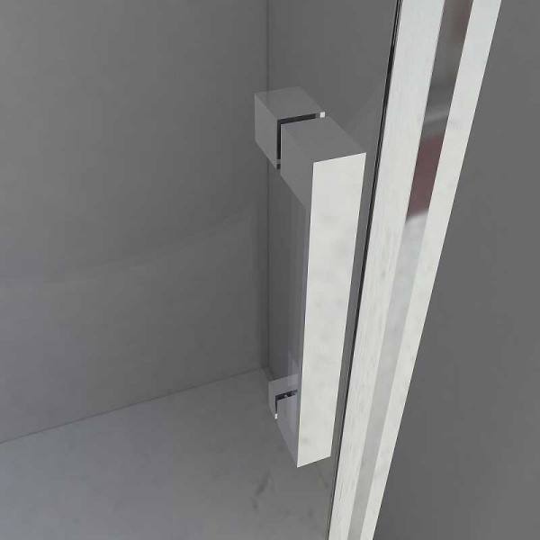 Душевой уголок Vincea Orta 900х900х1900 стекло шиншилла, профиль хром (VSR-1O9090CH-L)