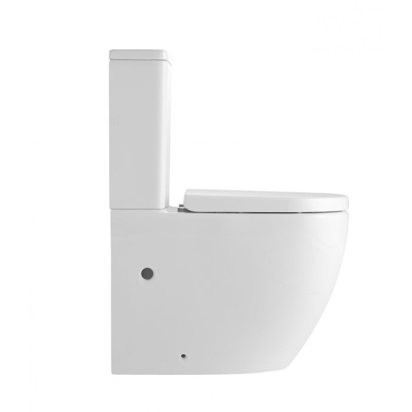 Унитаз-компакт Triton Corso 365*685*835 (белый, с сиденьем микролифт)