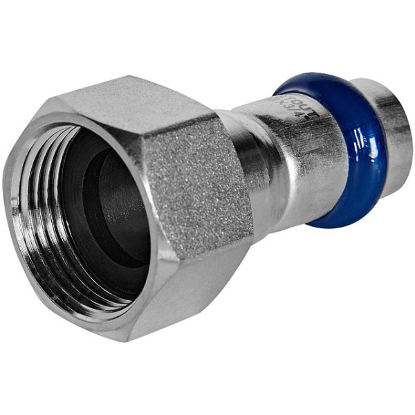 Переход 15х3/4"B с накидной гайкой Stout SSS-2026 ВПр-ВР (нерж.ст., пресс) SSS-2026-001534 Переход 15х3/4"B с накидной гайкой Stout SSS-2026 ВПр-ВР (нерж.ст., пресс) SSS-2026-001534
