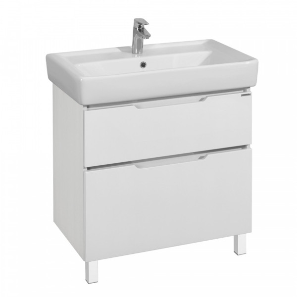 Тумба напольная Aquaton Дакота 745x455x640 белый, выбеленное дерево (1.A202.9.01D.AAY.0)