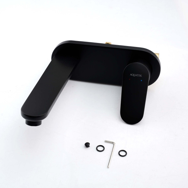 Смеители для раковины Aquatek Ника встраиваемый черный матовый (AQ1813MB) Смеители для раковины Aquatek Ника встраиваемый черный матовый (AQ1813MB)