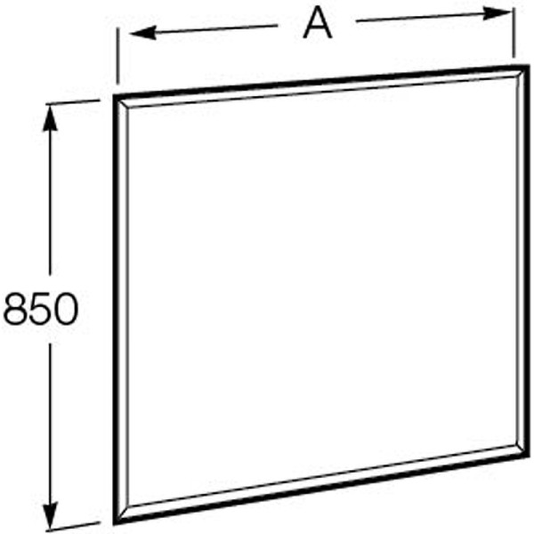 Зеркало Roca Aneto 60 c LED-подсветкой и ANTI-STEAM (812362000)