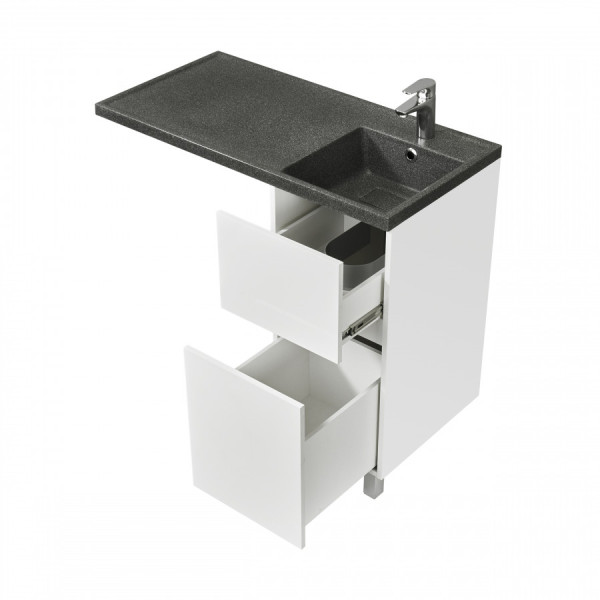 Тумба напольная Aquaton Лайн 379x496x783 белый (1.A232.2.01L.F01.0) Тумба напольная Aquaton Лайн 379x496x783 белый (1.A232.2.01L.F01.0)