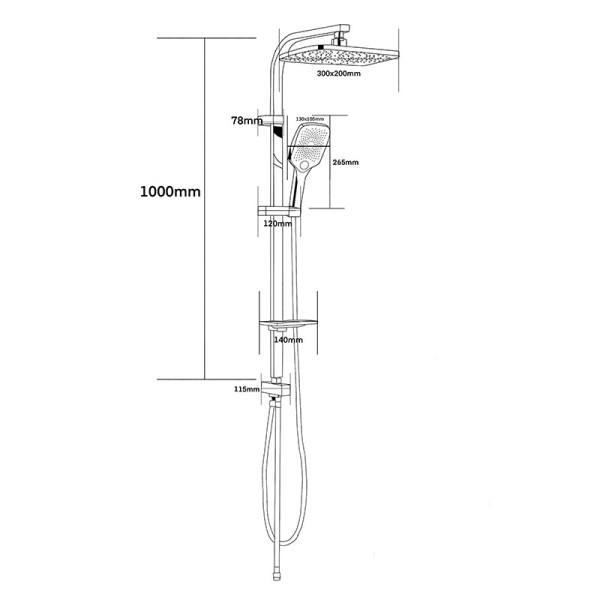 Душевой гарнитур Melodia della vita Etude хром (MSC00113С) Душевой гарнитур Melodia della vita Etude хром (MSC00113С)