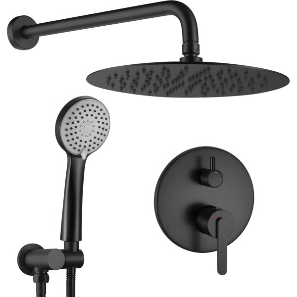 Душевая система Rea Ontario + Box Black mat (REA-P5501) Душевая система Rea Ontario + Box Black mat (REA-P5501)