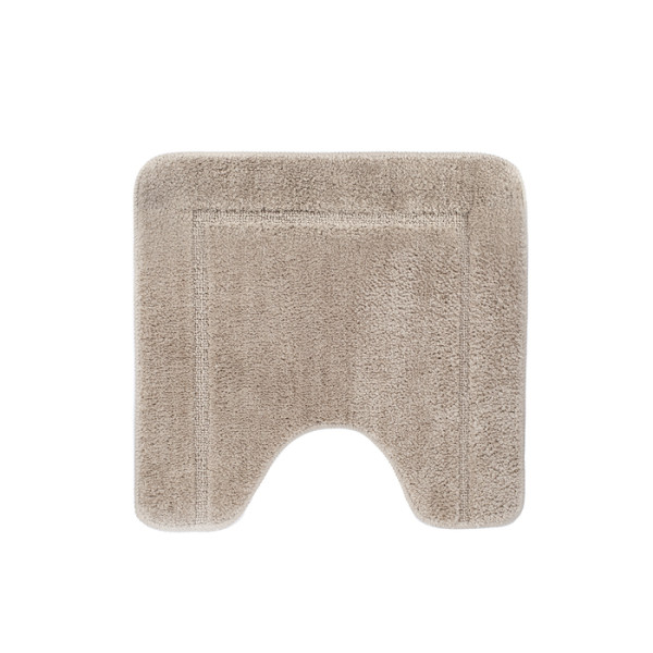 Коврик для ванной комнаты с вырезом 45х45 микрофибра светло-коричневый Iddis (PTLT02Mi12)