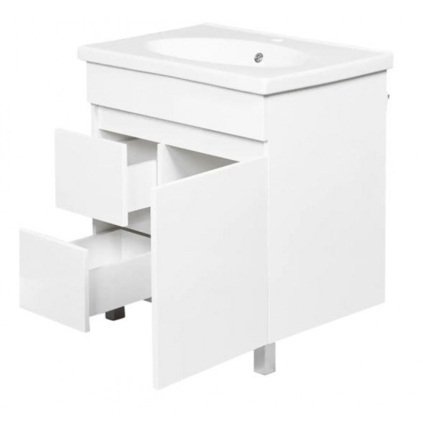 Тумба напольная Aquaton Лайн 695x461x674 белый (1.A192.5.01L.F01.0)