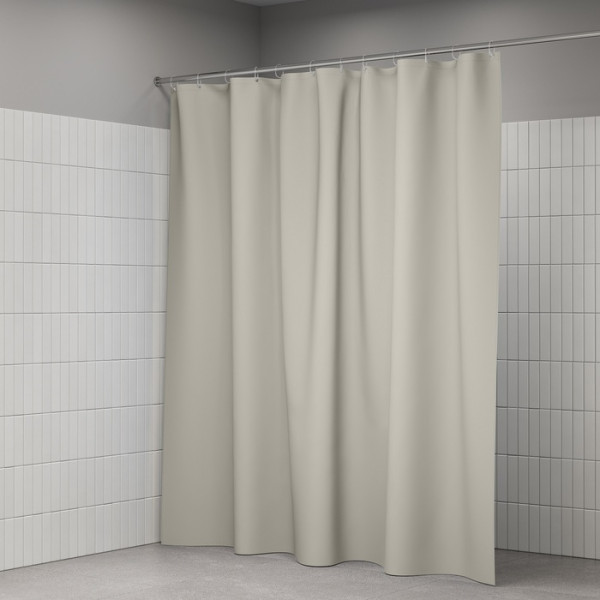 Шторка для ванн текстильная Iddis Base 240x200 бежевая (BL02P24i11)