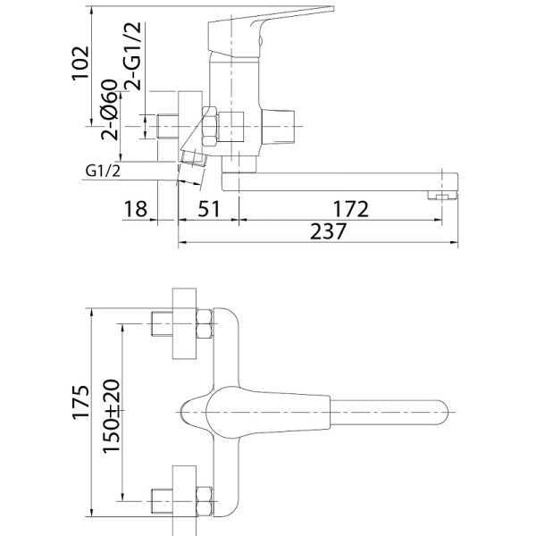 Смеситель для ванны и душа Milardo Helic с душевым комплектом, хром (HELSB02M02) Смеситель для ванны и душа Milardo Helic с душевым комплектом, хром (HELSB02M02)