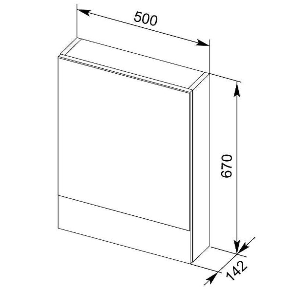 Зеркало-шкаф Aquanet Верона 50x67 белый (00207763) Зеркало-шкаф Aquanet Верона 50x67 белый (00207763)