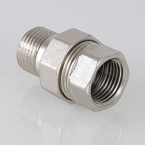 Сгон прямой 3/4" ВН Valtec (никель) (VTr.341.N.0005) Сгон прямой 3/4" ВН Valtec (никель) (VTr.341.N.0005)