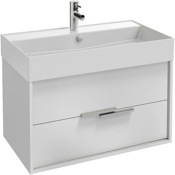 Тумба подвесная Jacob Delafon Vivienne 80 белый глянец/белый глянец (EB1667-J5-J5)