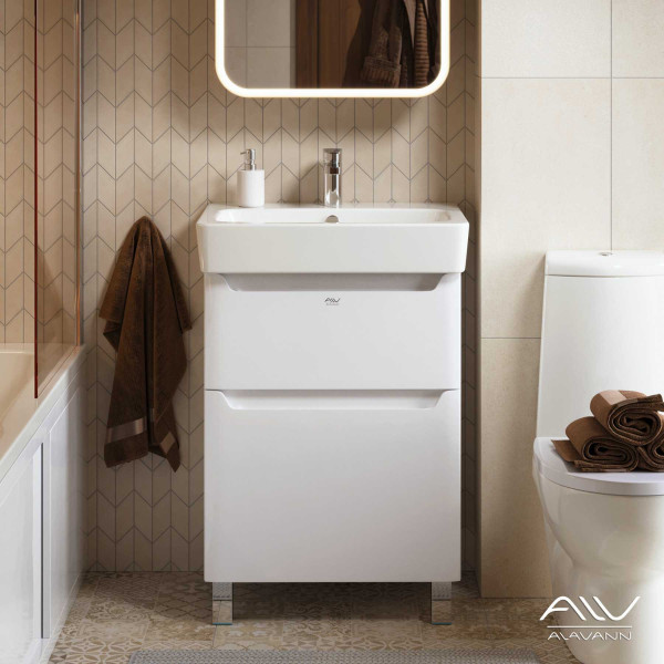 Тумба напольная Lana Alavann 60 (белая)