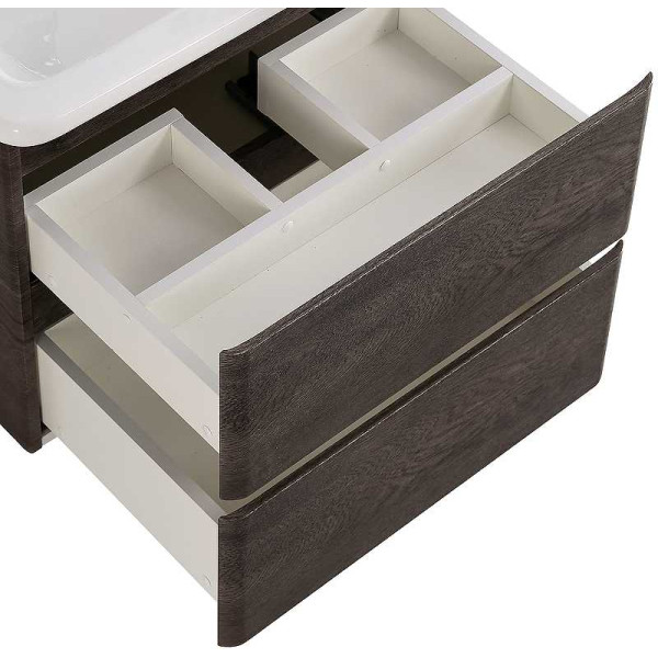 Тумба подвесная BelBagno Albano-CER 60 Rovere Nature Grigio (ALBANO-CER-600-2C-SO-RNG)