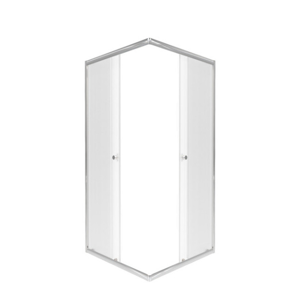 Душевой уголок Triton Вента 80x80 стекло прозрачное, профиль хром (DK393)