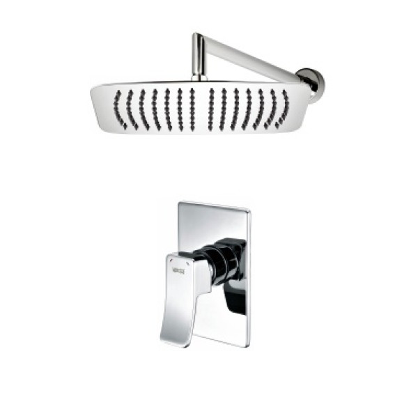 Встраиваемый комплект для душа WasserKRAFT А12669 с верхней душевой насадкой