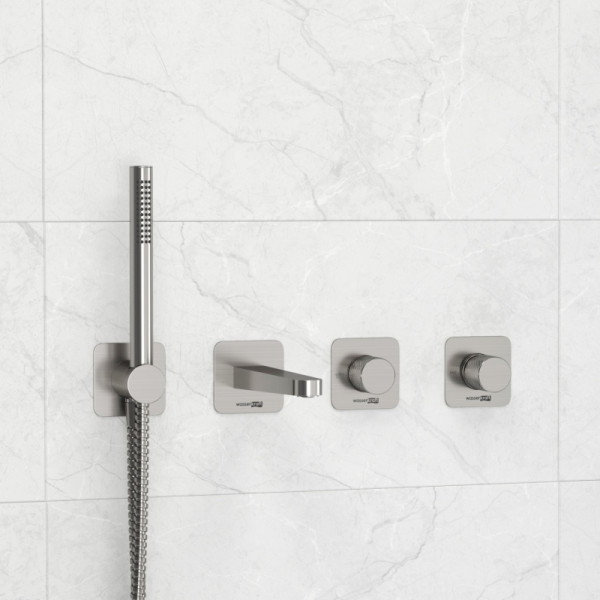 Смеситель для ванны и душа WasserKRAFT хром (A6451.296.298.275.100.276)