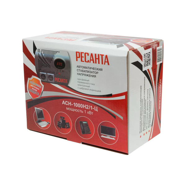 Стабилизатор напряжения Ресанта АСН-1000Н2/1-Ц (63/6/13)