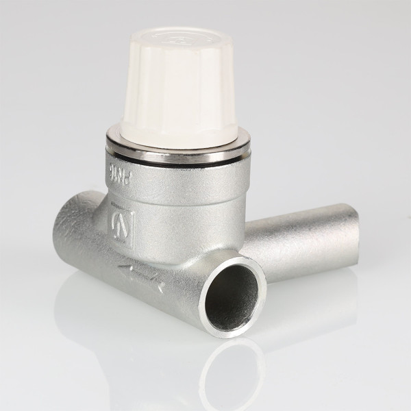 Клапан термостатический прямой (левый) 26*21*26 Valtec VT.035.L (под приварку) (VT.035.L.04)