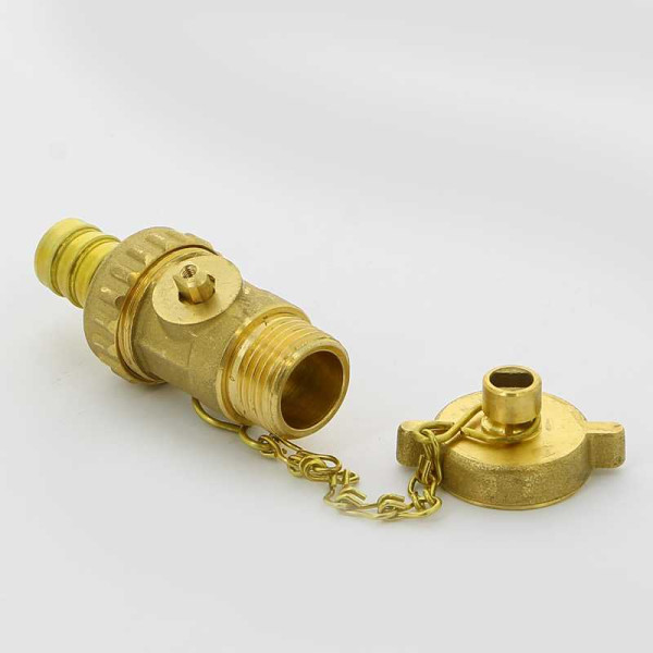 Кран Itap 1/2" Н шаровый сливной с заглушкой (латунный штуцер) (1390012) Кран Itap 1/2" Н шаровый сливной с заглушкой (латунный штуцер) (1390012)