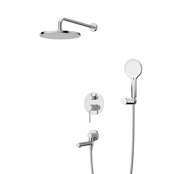 Система душевая Cezares Relax хром глянцевый (RELAX-VDSET-01)