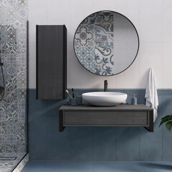 Тумба подвесная 1Marka Grundge Loft 1000x480x255 секвойя (Ц0000031979)