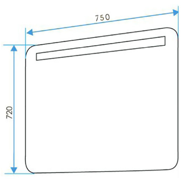 Зеркало 1Marka Гармоника 750*30*750 белое (У23254) Зеркало 1Marka Гармоника 750*30*750 белое (У23254)