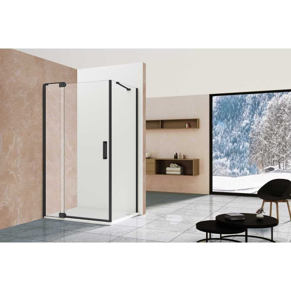 Душевой уголок Vincea Extra VSR-1E 1100/1200х900х2000 стекло тонированное, профиль черный (VSR-1E111290CLB) Душевой уголок Vincea Extra VSR-1E 1100/1200х900х2000 стекло тонированное, профиль черный (VSR-1E111290CLB)