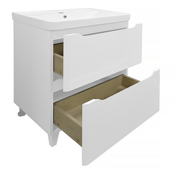 Тумба напольная Azario с раковиной Lotos 60/2 Н с раковиной Monte 60 (CS00081983) Тумба напольная Azario с раковиной Lotos 60/2 Н с раковиной Monte 60 (CS00081983)