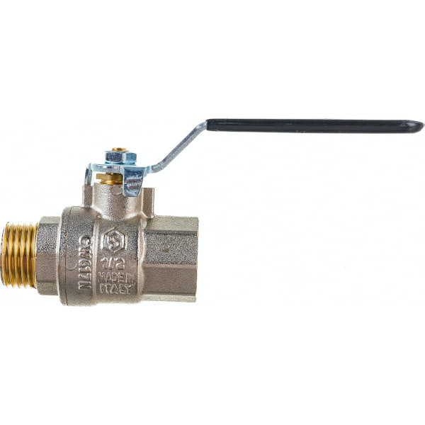 Кран 1/2" ВН шаровый Stout (черная ручка, полнопроходной) SVB-0003-000015