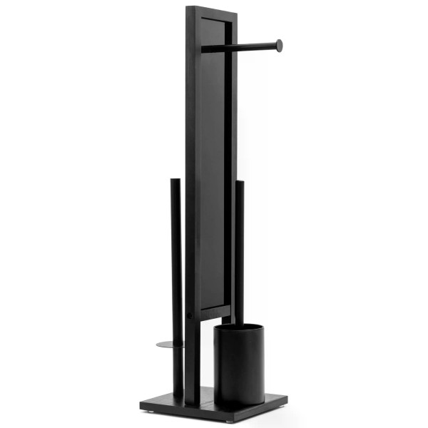 Напольная стойка с держателем туалетной бумаги и ёршиком 700*195мм (HOM-04003)