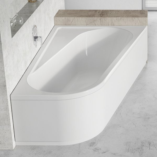 Ванна акриловая Ravak Chrome 170x105x60,5 белая правосторонняя (CA41000000)
