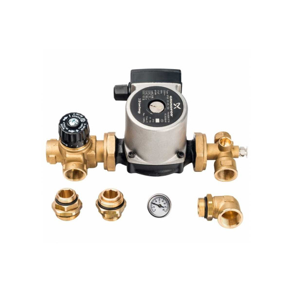 Модуль подмешивающий Stout с термостатическим клапаном (Grundfos UPSO 25-65 130) (SDG-0120-001002) Модуль подмешивающий Stout с термостатическим клапаном (Grundfos UPSO 25-65 130) (SDG-0120-001002)