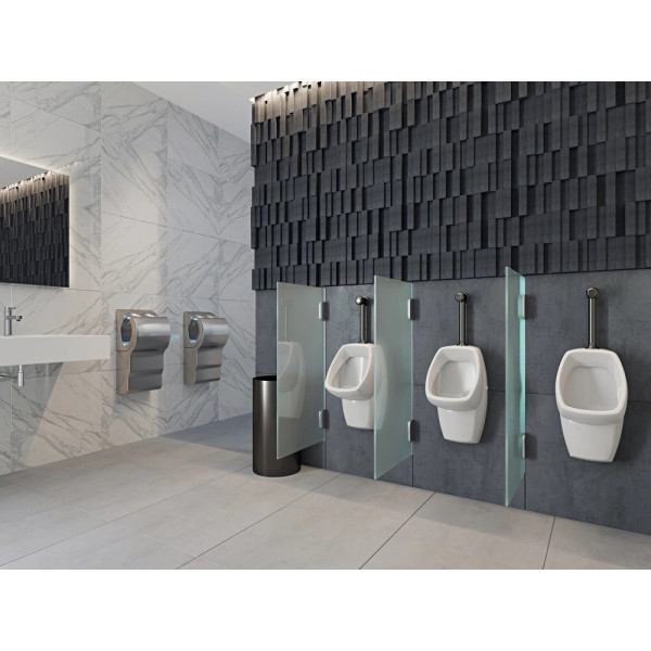 Писсуар подвесной Santek Гала с нажимным краном, с креплением, сифон горизонтальный (1WH501804)