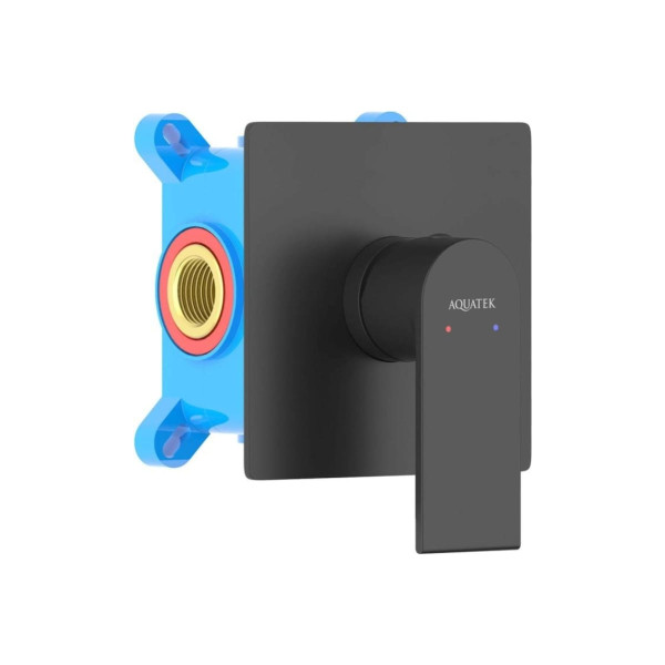Смеситель для душа Aquatek Лира черный матовый (AQ1466MB)